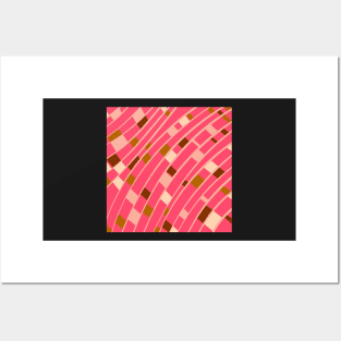 Pink Paving Bricks Posters and Art